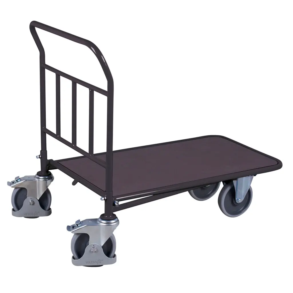 Illustration du produit: VARIOfit® C+C-Wagen, Sperrholz-Ladefläche, Siebdruckoberfläche, HxBxT 965 mm x 990 mm x 640 mm, anthrazitgrau