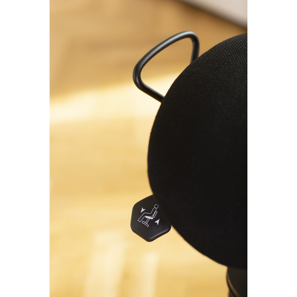 meychair Drehhocker Assistant Pro A34, stufenlos höhenverstellbar, Aluminiumgestell, Stoffsitz, Sitzhöhe 600 mm – 670 mm, Sitz-Stop-Rollen N° de l'image du produit 5 : meychair Drehhocker Assistant Pro A34, stufenlos höhenverstellbar, Aluminiumgestell, Stoffsitz, Sitzhöhe 600 mm – 670 mm, Sitz-Stop-Rollen