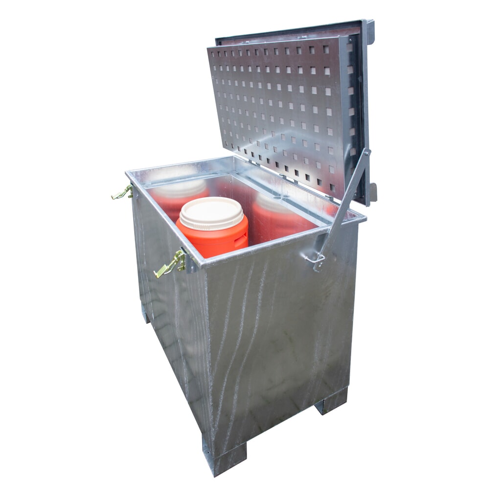 N° de l'image du produit 3 : Bauer® Lithium-Ionen-Akku-Lagerbehälter LIL 340, feuerverzinkt