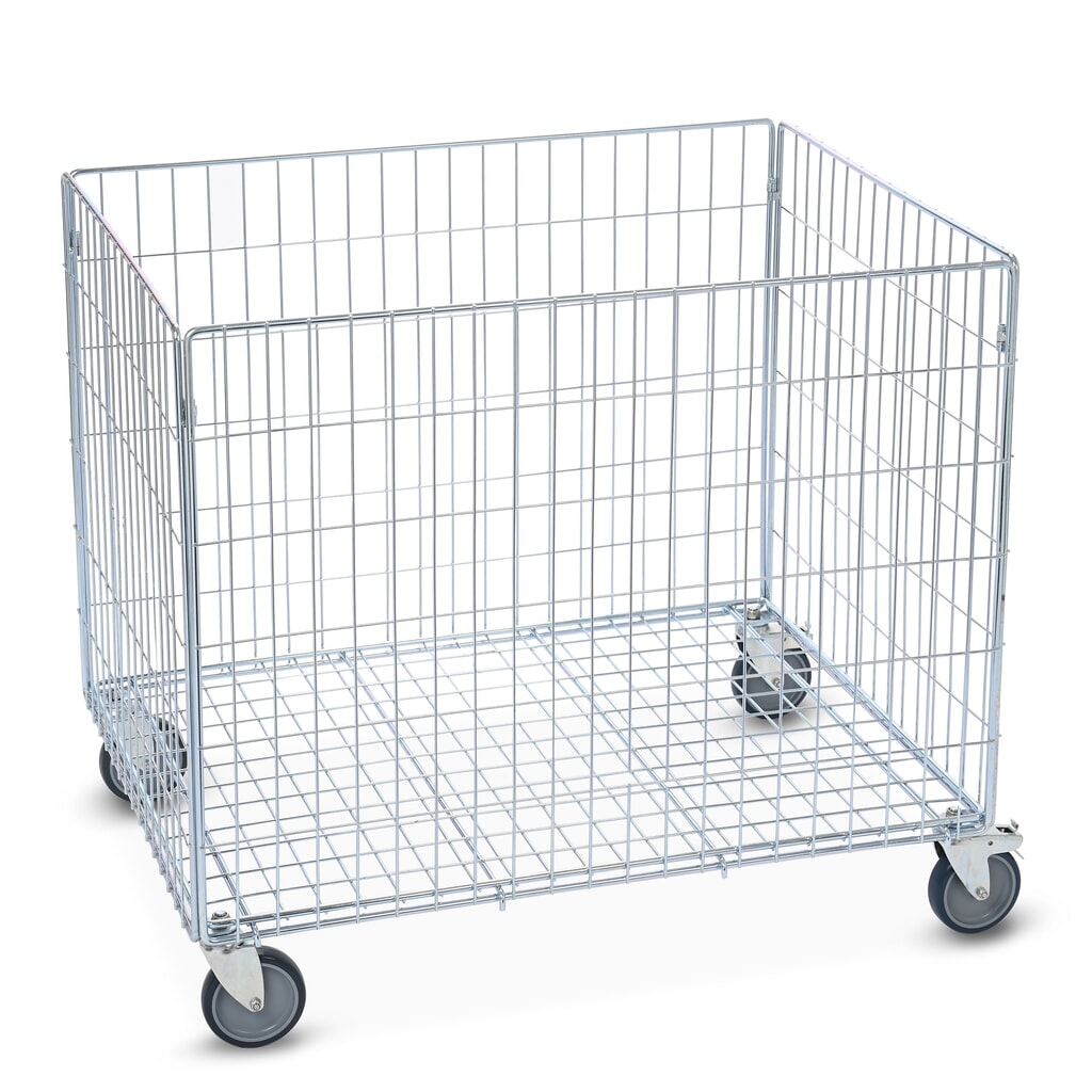 N° de l'image du produit 1 : HEMMDAL Bac à roulettes avec 4 roues directrices, HxlxP 735 x 630 x 830 mm, capacité de charge 60 kg