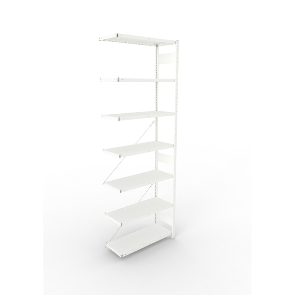 Illustration du produit: Rayonnage à tablettes META, TA, FL 230 kg, gris clair, H x l x P 2 000 x 1 000 x 300 mm