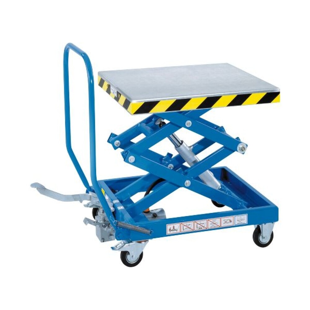 Illustration du produit: Chariot à table élévatrice à ciseaux doubles, capacité de charge 250 kg, 700 x 600 mm
