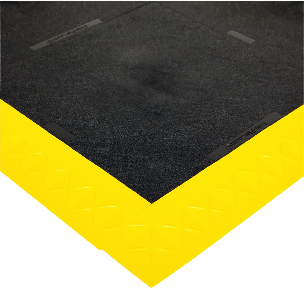 REBOURNE® Anti-Ermüdungsmatte H6, glatte Oberfläche, modulare Kachel, BxL 460 mm x 460 mm N° de l'image du produit 5 : REBOURNE® Anti-Ermüdungsmatte H6, glatte Oberfläche, modulare Kachel, BxL 460 mm x 460 mm
