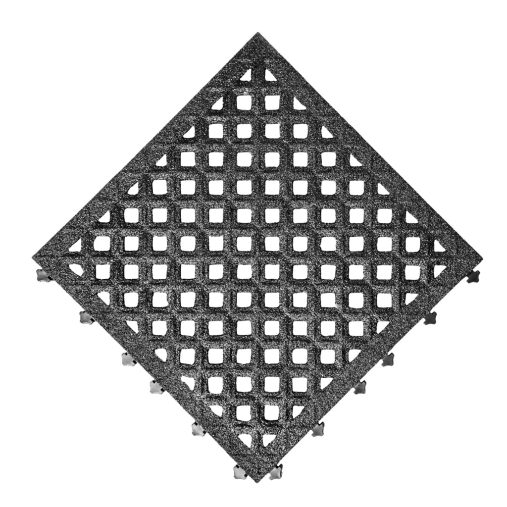 REBOURNE® Anti-Ermüdungsmatte H4, Antirutsch, gelochte Oberfläche, modulare Kachel, BxL 460 mm x 460 mm N° de l'image du produit 3 : REBOURNE® Anti-Ermüdungsmatte H4, Antirutsch, gelochte Oberfläche, modulare Kachel, BxL 460 mm x 460 mm