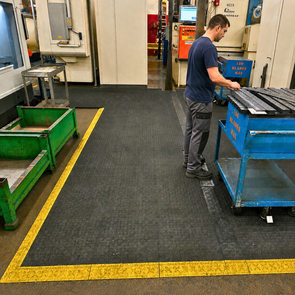 Illustration du produit: REBOURNE® Anti-Ermüdungsmatte H3, Antirutsch, modulare Kachel, BxL 460 mm x 460 mm