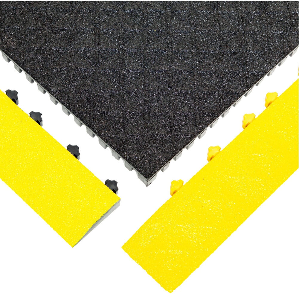 N° de l'image du produit 3 : Sicherheits-Randleiste für REBOURNE® Anti-Ermüdungsmatte H-Serie, Antirutsch, weiblich, gelb, BxL 100 mm x 460 mm