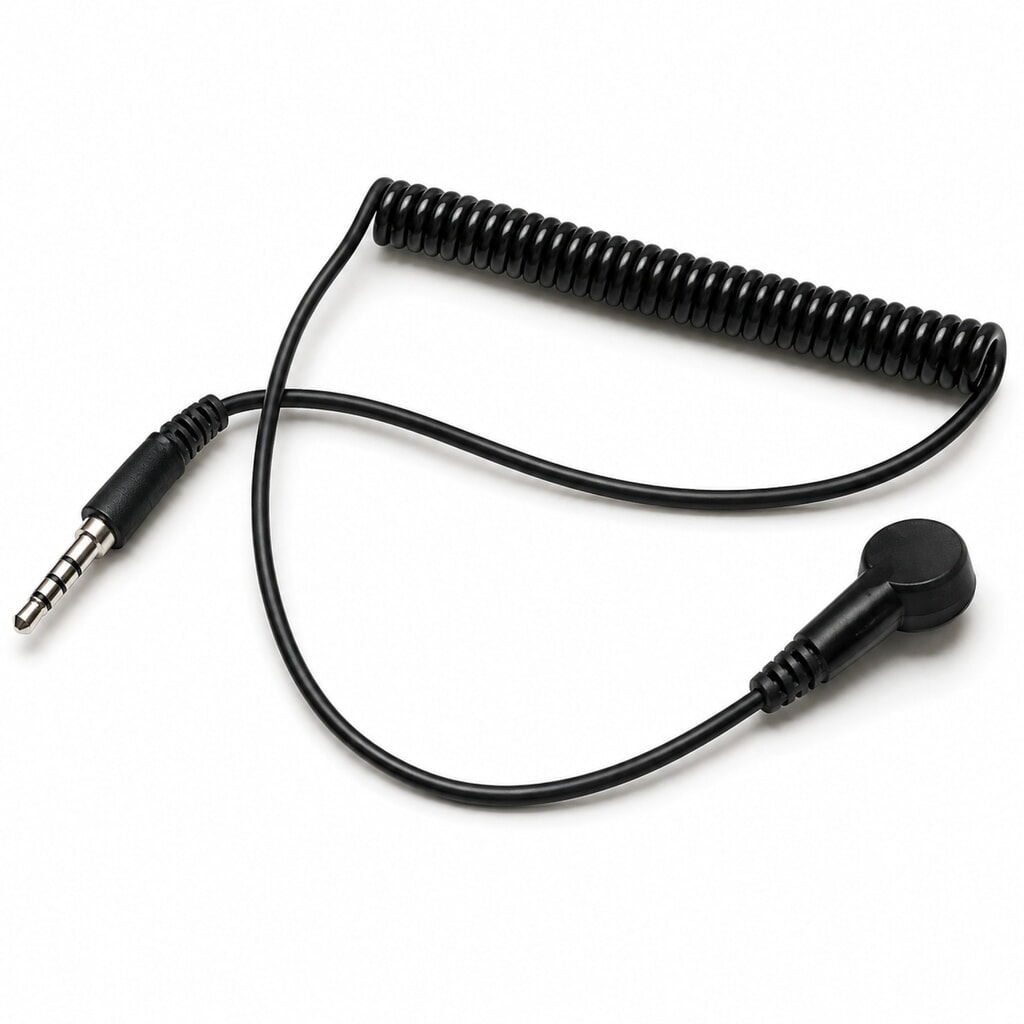 Spiralförmiges Erdungskabel für REBOURNE® ESD-Tischauflagen N° de l'image du produit 1 : Spiralförmiges Erdungskabel für REBOURNE® ESD-Tischauflagen