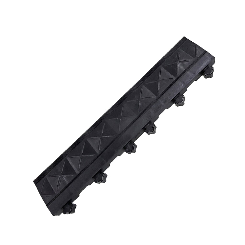 Sicherheits-Randleiste für REBOURNE® Anti-Ermüdungsmatte H-Serie, männlich, schwarz, BxL 100 mm x 460 mm Illustration du produit: Sicherheits-Randleiste für REBOURNE® Anti-Ermüdungsmatte H-Serie, männlich, schwarz, BxL 100 mm x 460 mm