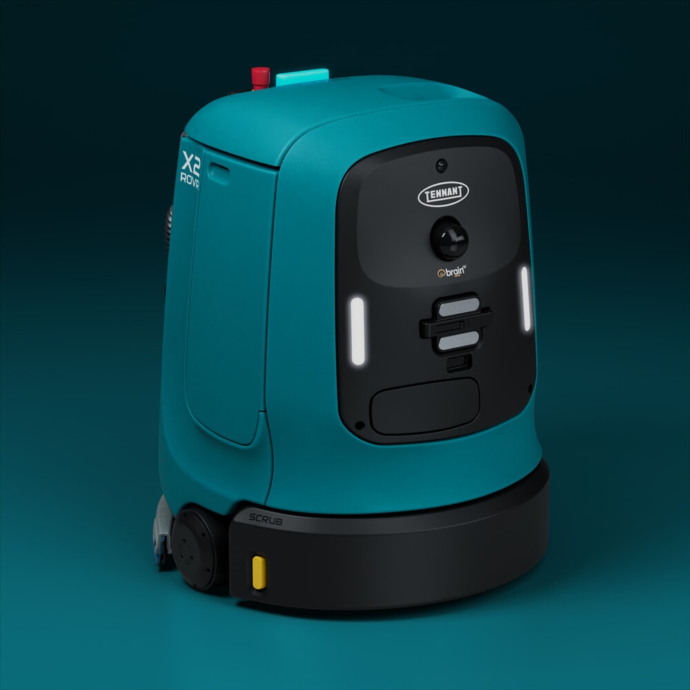 N° de l'image du produit 17 : Tennant® Reinigungsroboter X2 ROVR SCRUB, kompakte Bauweise, mit KI-Unterstützung