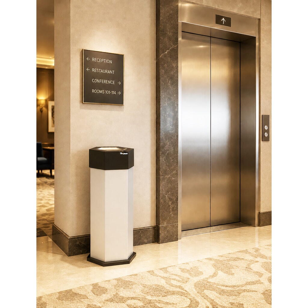N° de l'image du produit 3 : Conteneur à déchets stumpf®, Sixco 1 smart gris clair