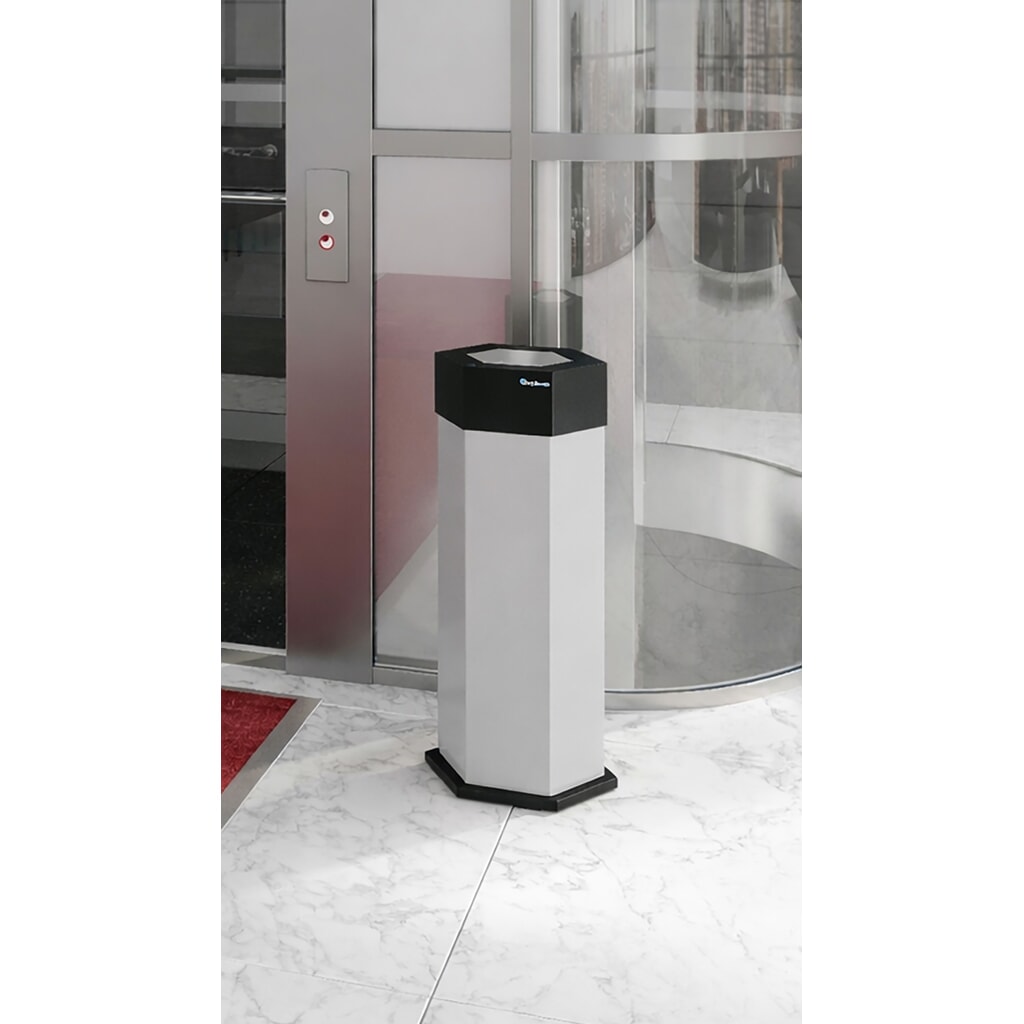 N° de l'image du produit 4 : Conteneur à déchets stumpf®, Sixco 1 smart gris clair