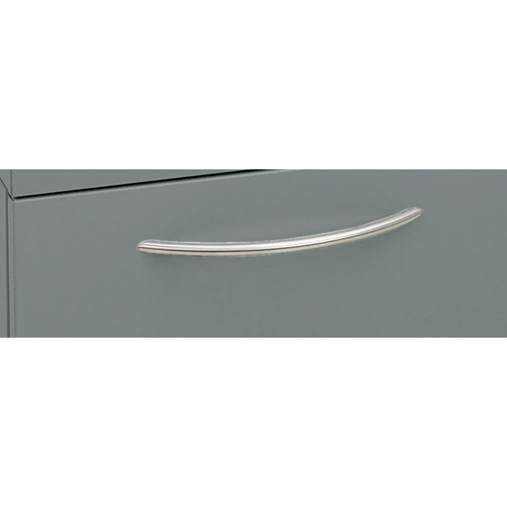 Collecteur de matériaux stumpf® à pédale, avec conteneur intérieur, tôle d'acier galvanisée, 45 litres, aluminium gris N° de l'image du produit 6 : Collecteur de matériaux stumpf® à pédale, avec conteneur intérieur, tôle d'acier galvanisée, 45 litres, aluminium gris