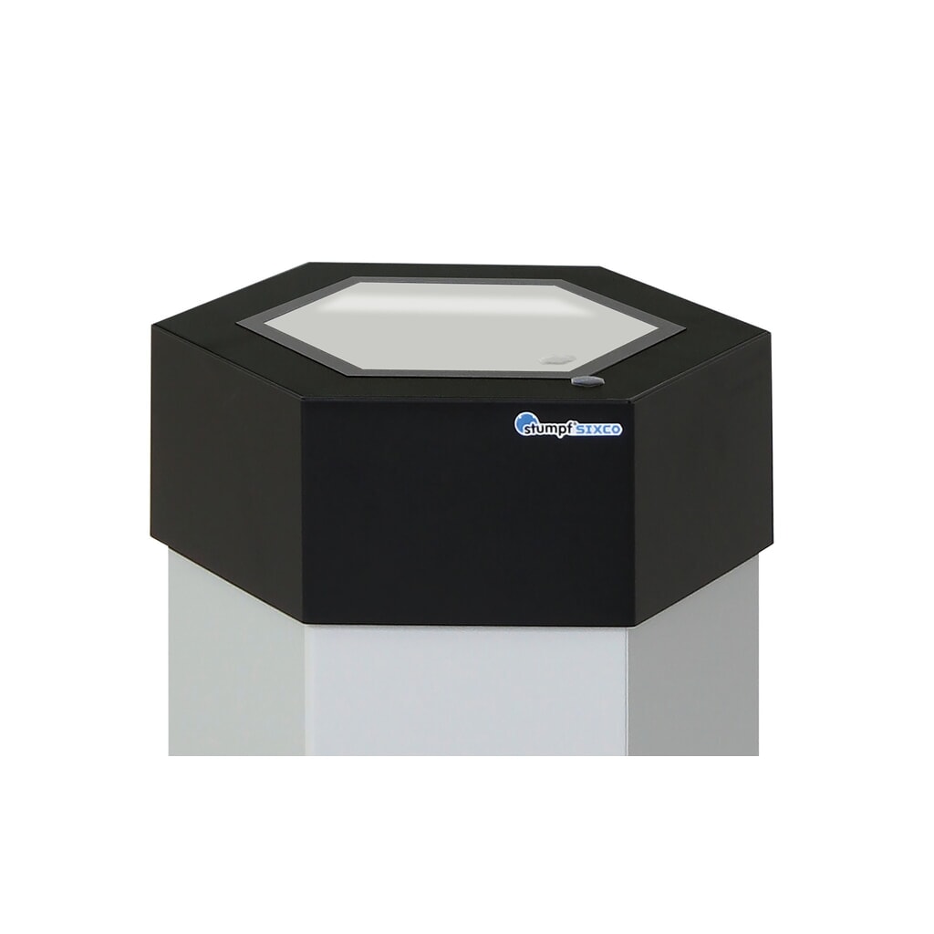 N° de l'image du produit 5 : Conteneur à déchets stumpf®, Sixco 1 smart gris clair