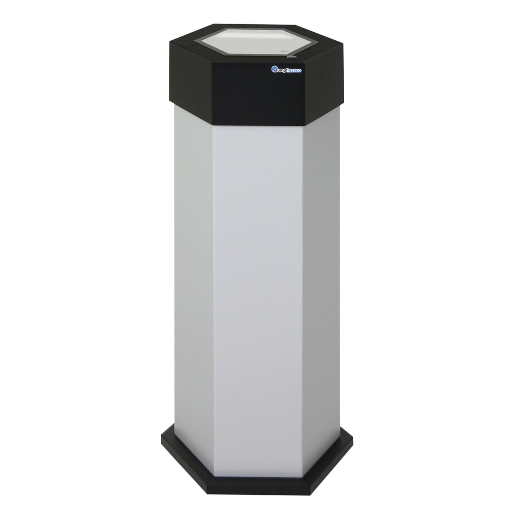 N° de l'image du produit 8 : Conteneur à déchets stumpf®, Sixco 1 smart gris clair