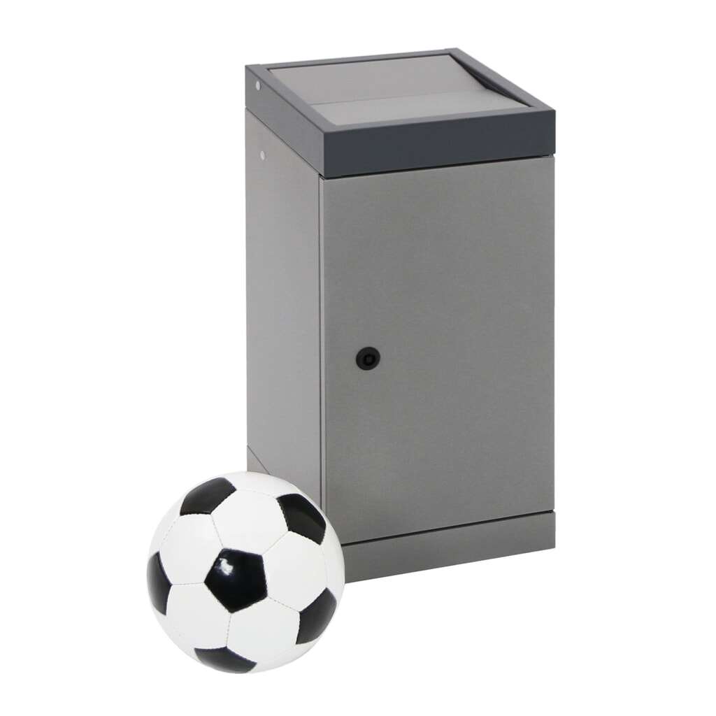 Collecteur de déchets stumpf®, 1x 30 litres, couvercle anthracite N° de l'image du produit 5 : Collecteur de déchets stumpf®, 1x 30 litres, couvercle anthracite