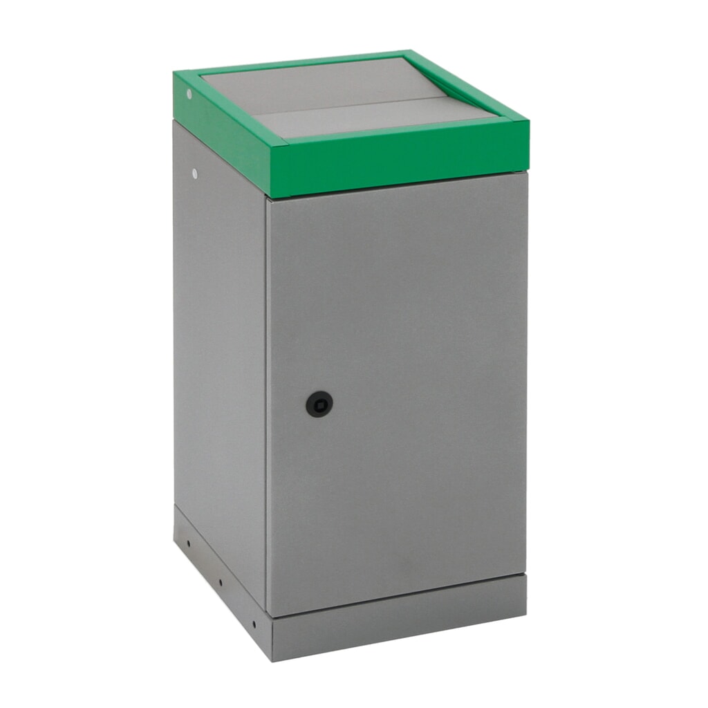 N° de l'image du produit 6 : Collecteur de déchets stumpf®, 1x 30 litres, couvercle vert