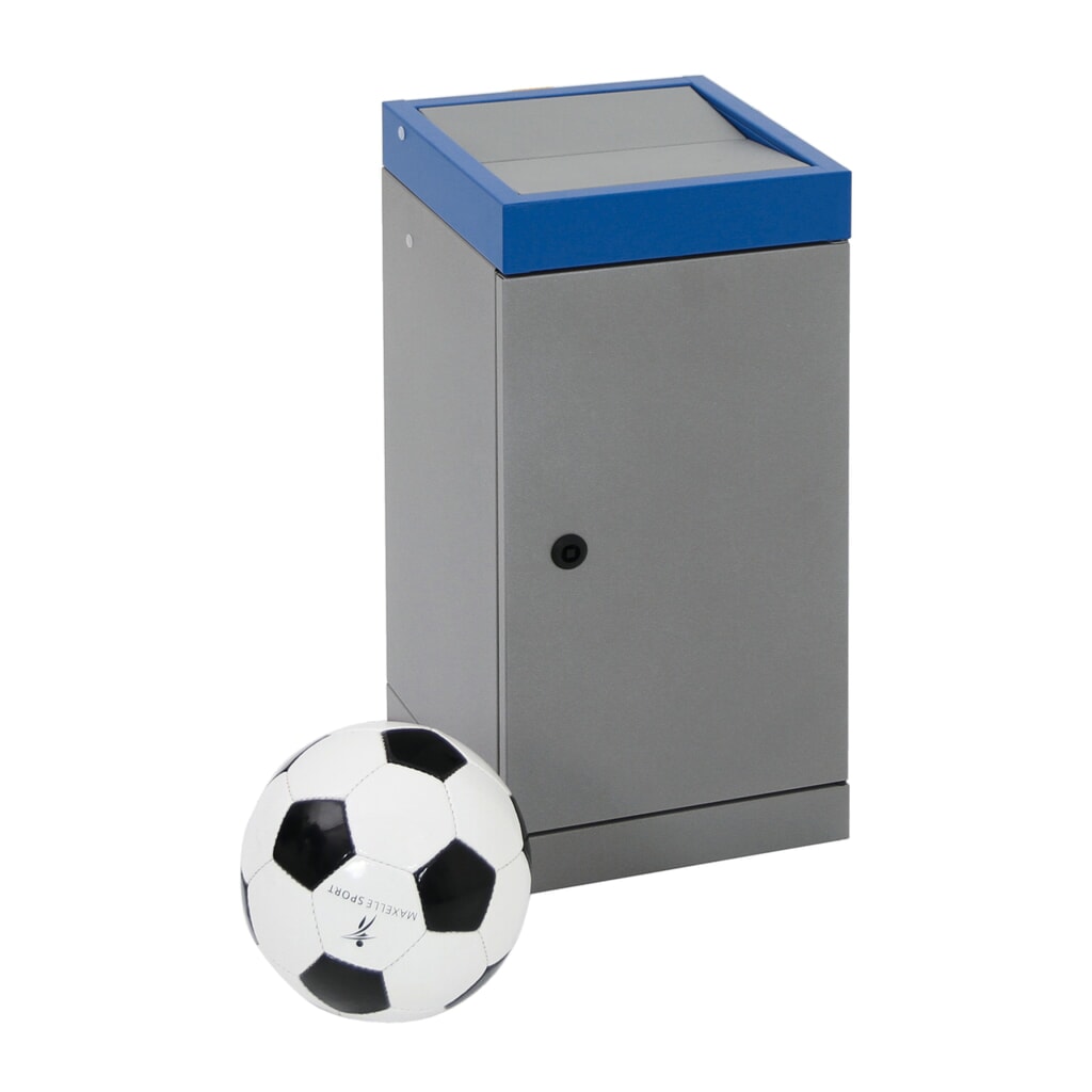 Collecteur de déchets stumpf®, 1x 30 litres, couvercle bleu N° de l'image du produit 5 : Collecteur de déchets stumpf®, 1x 30 litres, couvercle bleu