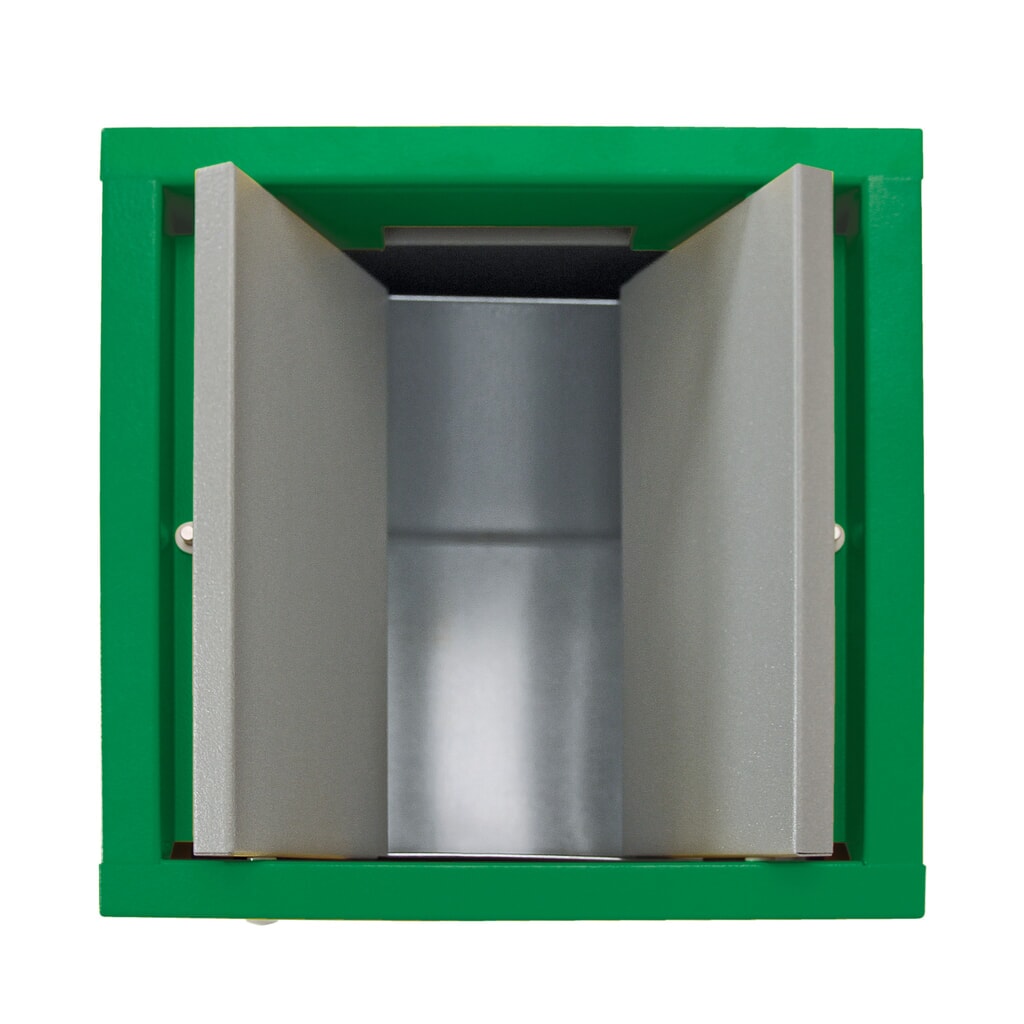 N° de l'image du produit 7 : Collecteur de déchets stumpf®, 1x 70 litres, couvercle vert