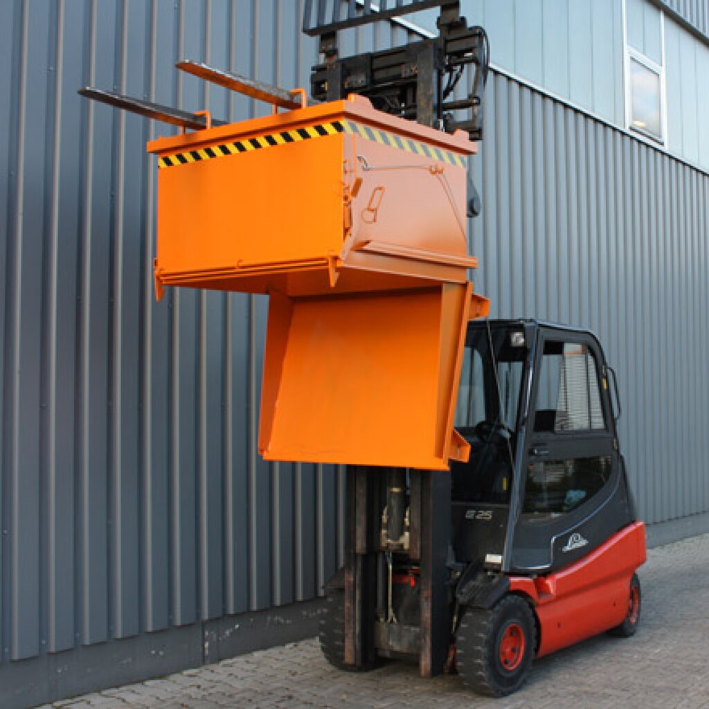 N° de l'image du produit 2 : Conteneur inférieur pliable avec câble de traction, volume 1 m³, bleu gentiane