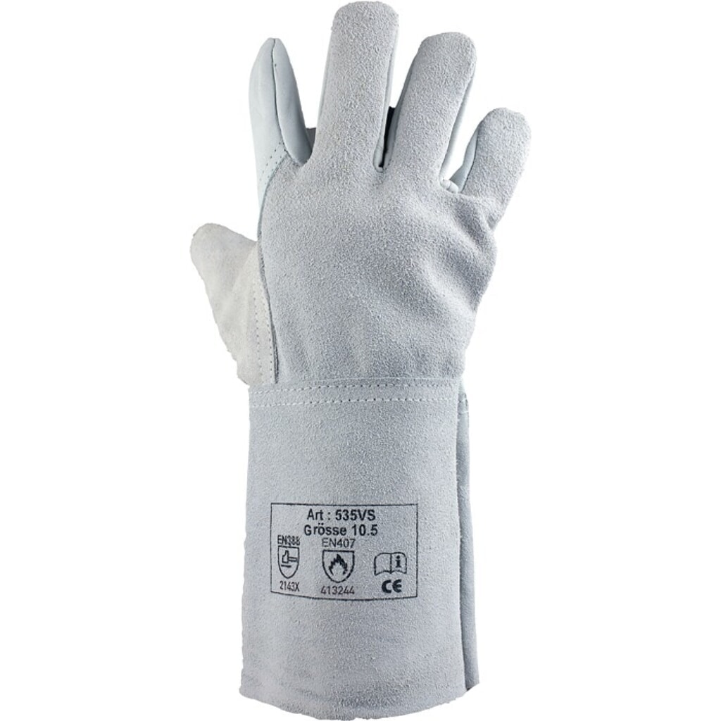 Illustration du produit: ASATEX Schweißerhandschuhe Gr.10,5 naturfarben