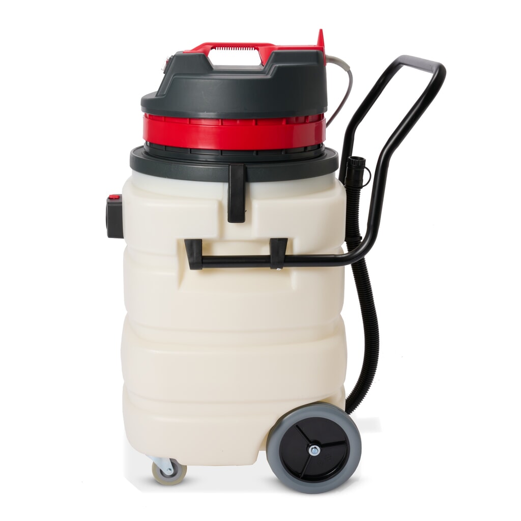 Aspirateur industriel HEMMDAL, eau + poussière, cuve en plastique, 3 000 W, 90 l, dossier de poussée, tuyau de vidange N° de l'image du produit 4 : Aspirateur industriel HEMMDAL, eau + poussière, cuve en plastique, 3 000 W, 90 l, dossier de poussée, tuyau de vidange
