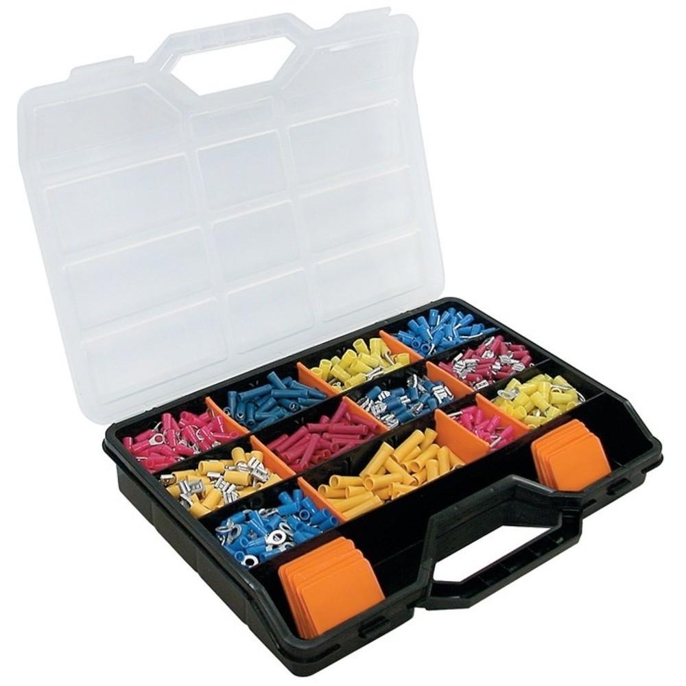 Illustration du produit: Assortiment d'embouts de câble 600 pièces 0,5-6 mm² mallette multiusage
