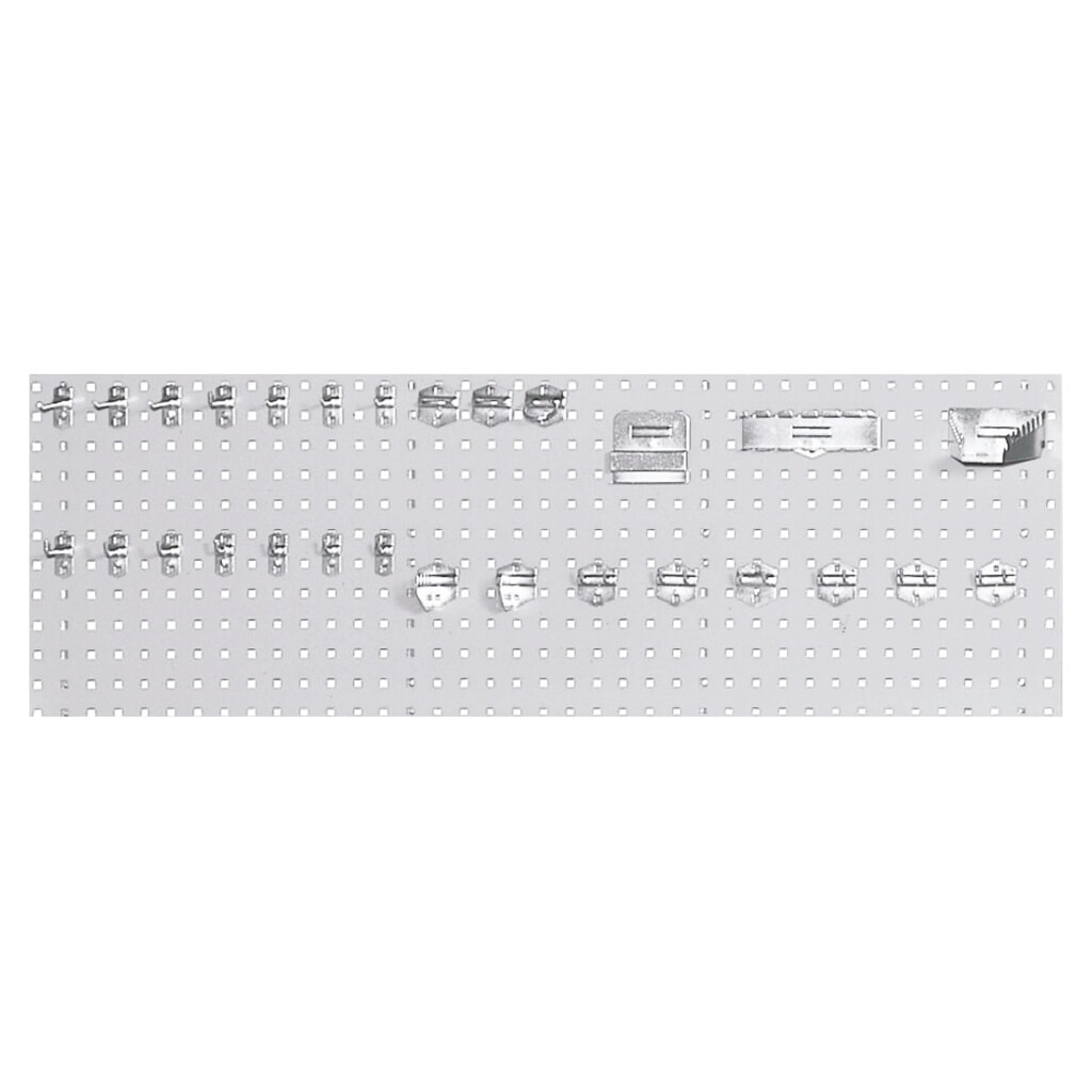 Illustration du produit: Panneau perforé pour tables de travail et établis lxH 2 000 x 450 mm Bedrunka+Hirth