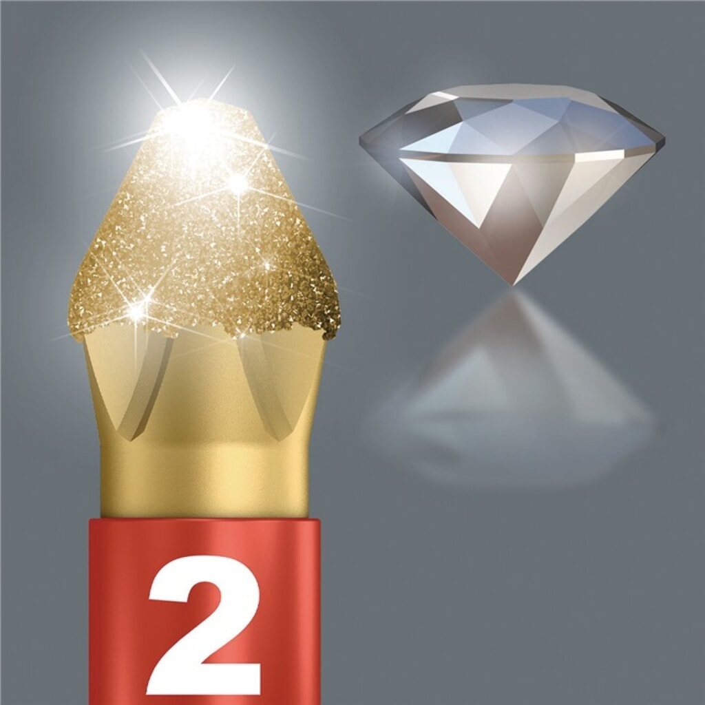 Assortiment d'embouts Bit-Check Diamond 1 12 pièces PH/PZD/TX WERA N° de l'image du produit 3 : Assortiment d'embouts Bit-Check Diamond 1 12 pièces PH/PZD/TX WERA