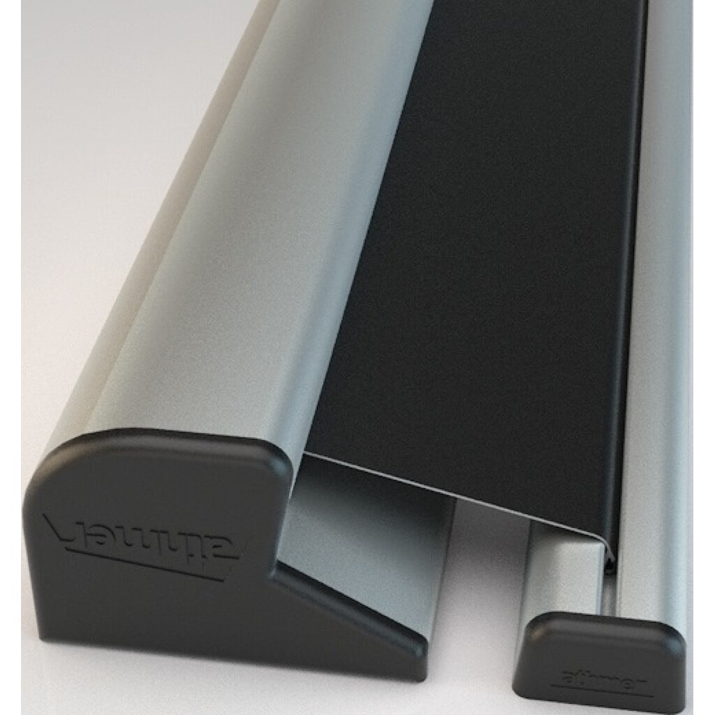 ATHMER Fingerschutz Rollo NR-30 Länge 1925 mm, silberfarben eloxiert, Bandgegenseite, Farbe Schutzrollo schwarz Illustration du produit: ATHMER Fingerschutz Rollo NR-30 Länge 1925 mm, silberfarben eloxiert, Bandgegenseite, Farbe Schutzrollo schwarz