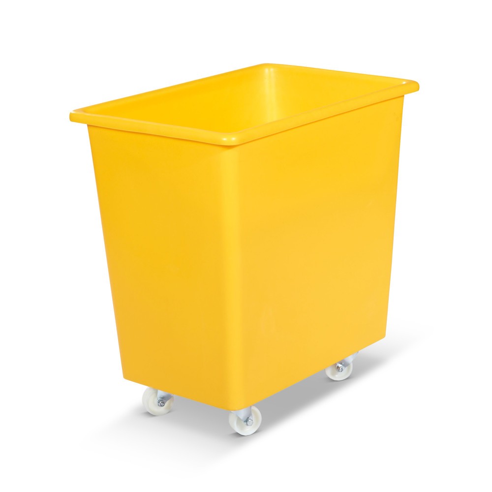 Illustration du produit: Conteneur à roulettes, l x P 660 x 432 mm, jaune