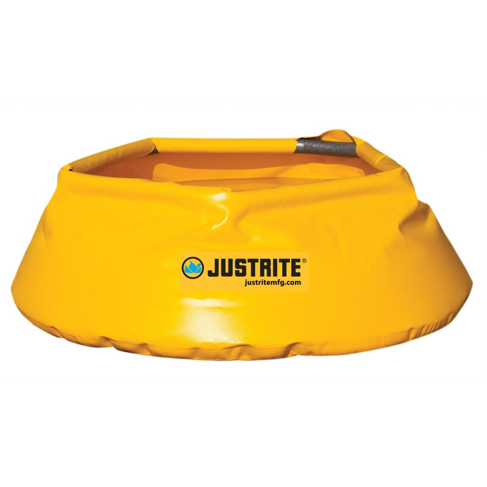 Illustration du produit: Justrite® bac de rétention d’urgence en polyester Pop-Up, Ø 711 mm, capacité 76 l