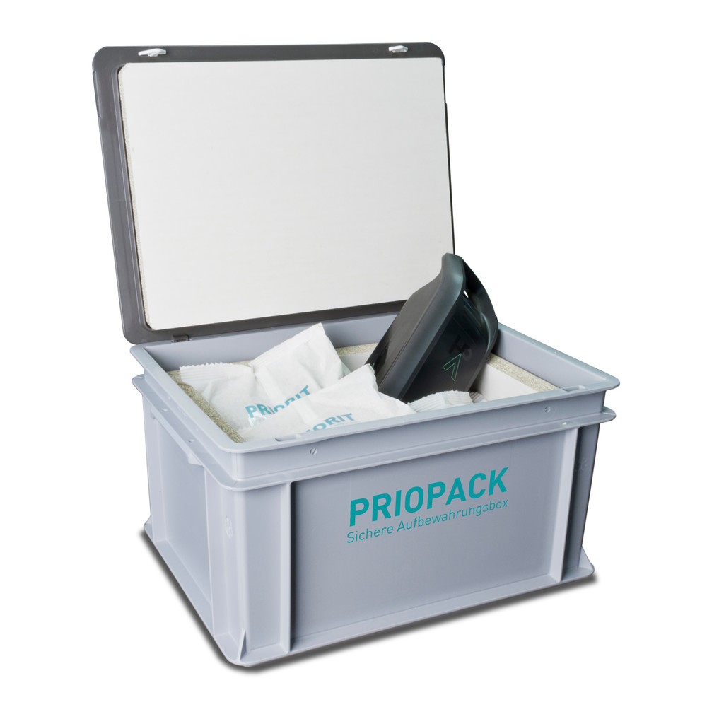 Illustration du produit: Bac de stockage pour batteries lithium-ions, HxlxP 400 x 300 x 233 mm