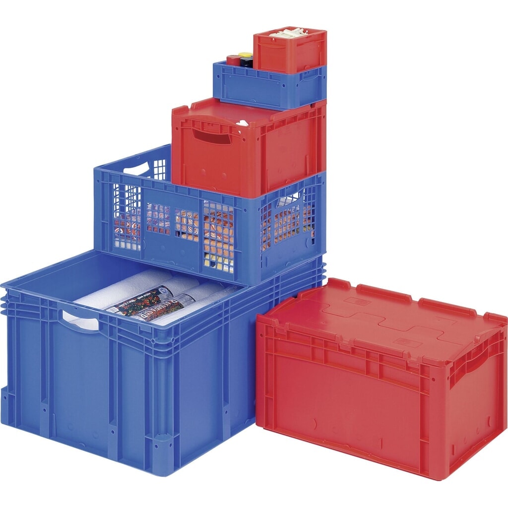 Bito Eurobox XL, haut. x larg. x prof. 220 x 300 x 400 mm, 19 litres, bleu N° de l'image du produit 2 : Bito Eurobox XL, haut. x larg. x prof. 220 x 300 x 400 mm, 19 litres, bleu