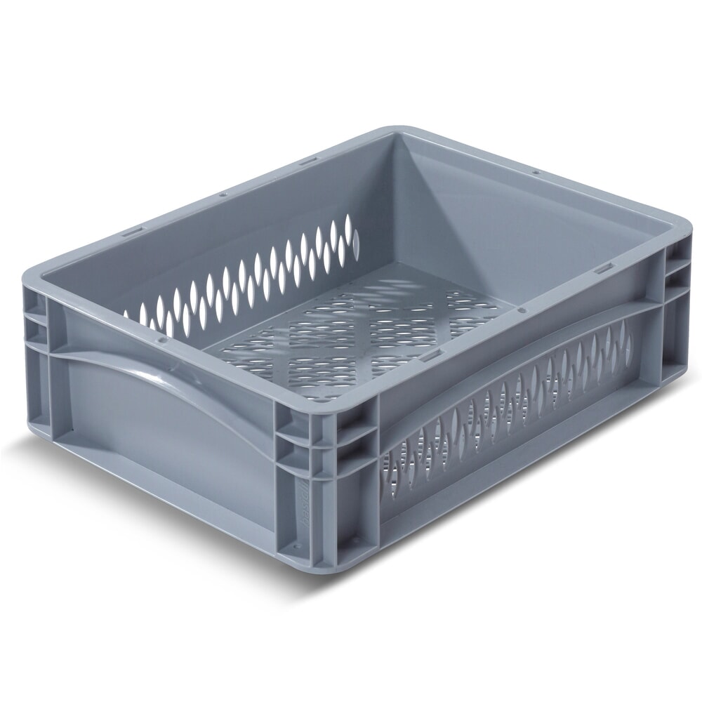 Illustration du produit: Alpha Eurobox en PP avec parois perforées, 11,2 litres, haut. x larg. x prof. 120 x 400 x 300 mm