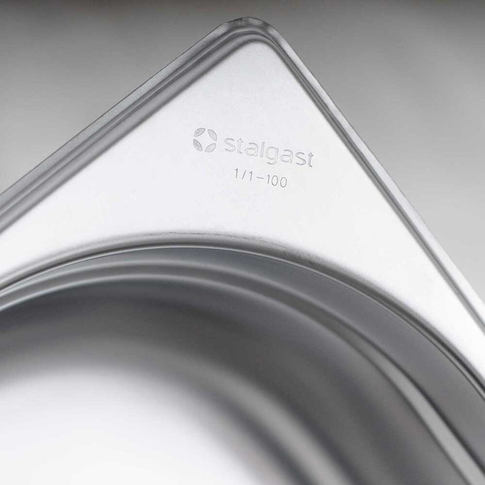 N° de l'image du produit 2 : Bac Gastronorm Stalgast série STANDARD, GN 2/1 (20mm)