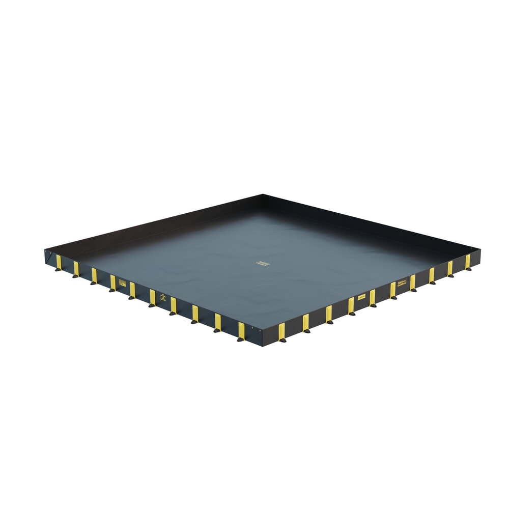 Illustration du produit: Justrite® bac de rétention pliable en PVC QuickBerm®, capacité 11 318 l