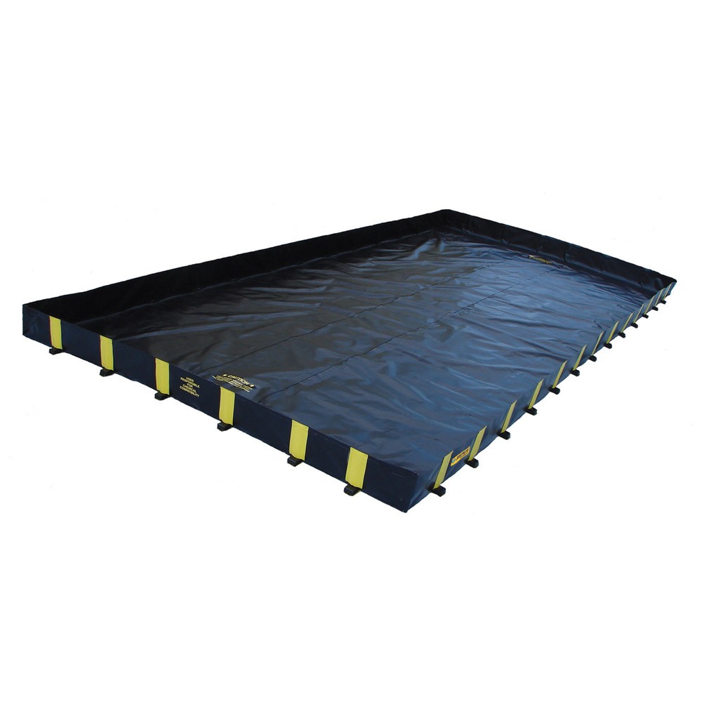 Illustration du produit: Justrite® bac de rétention pliable en polyester QuickBerm® Plus, capacité 9 501 l