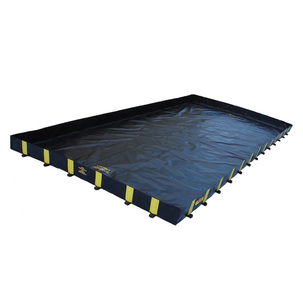 Illustration du produit: Justrite® bac de rétention pliable en polyester QuickBerm® Plus, capacité 18 321 l