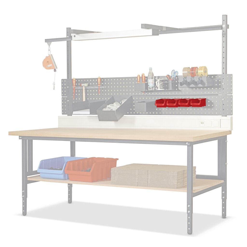 Illustration du produit: Bacs à bec pour table d'emballage Classic et Multiplex, 4 pièces