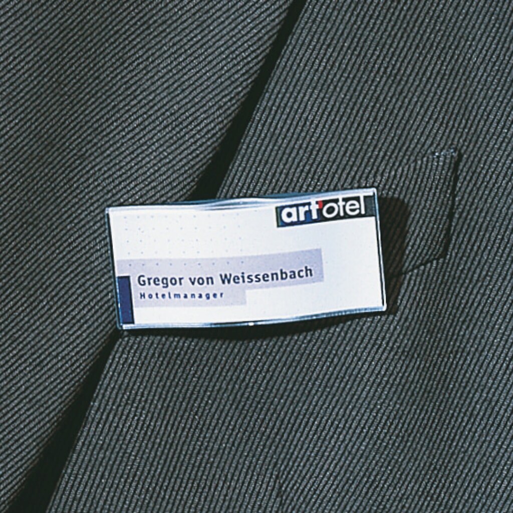 Illustration du produit: Badge avec clip tournant et épingle