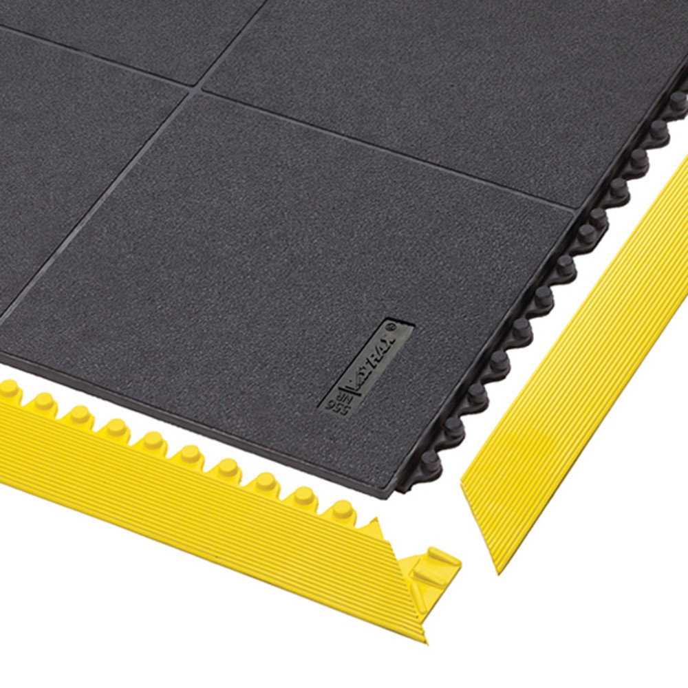 N° de l'image du produit 2 : Baguettes pour système modulaire de dalles de sol pour postes de travail de montage, sans picots, lxP 50 x 910 mm, jaunes