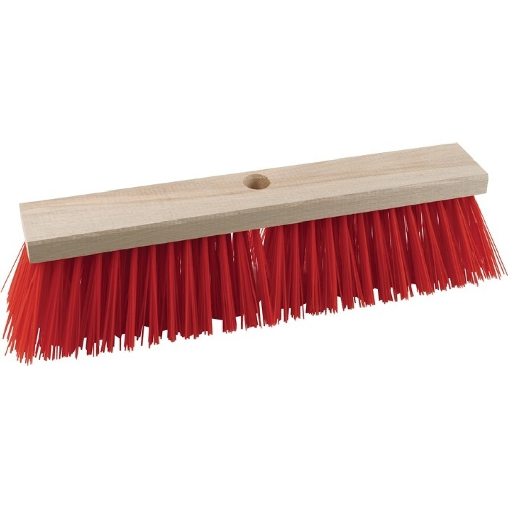 Illustration du produit: Balai de cantonnier Elaston longueur 400 mm avec trou d’emmanchement bois plat