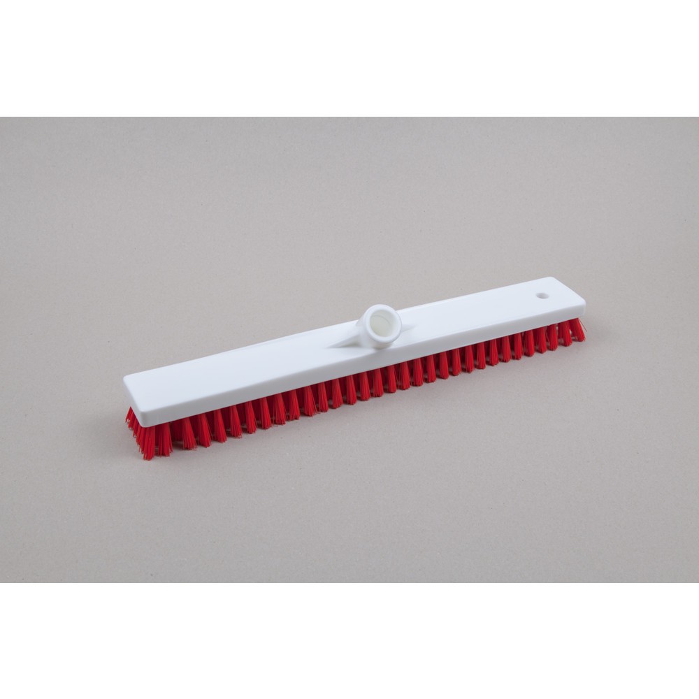 N° de l'image du produit 1 : Balai-brosse hygiénique, plastique, filet alld, poils en polyester 0,50, dur, 450 mm, rouge