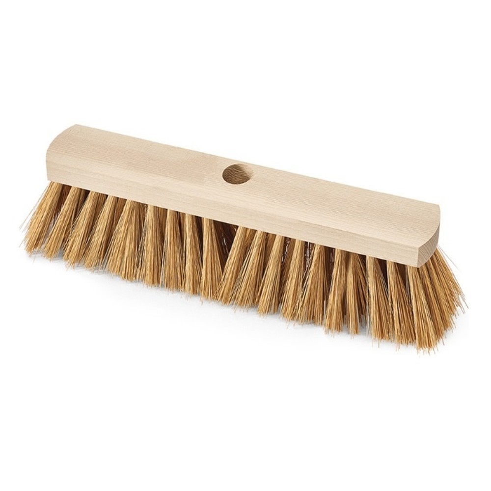 N° de l'image du produit 1 : Balais fibre synthétique poly-coco L. 500 mm Corps en hêtre avec trou d’emmanche