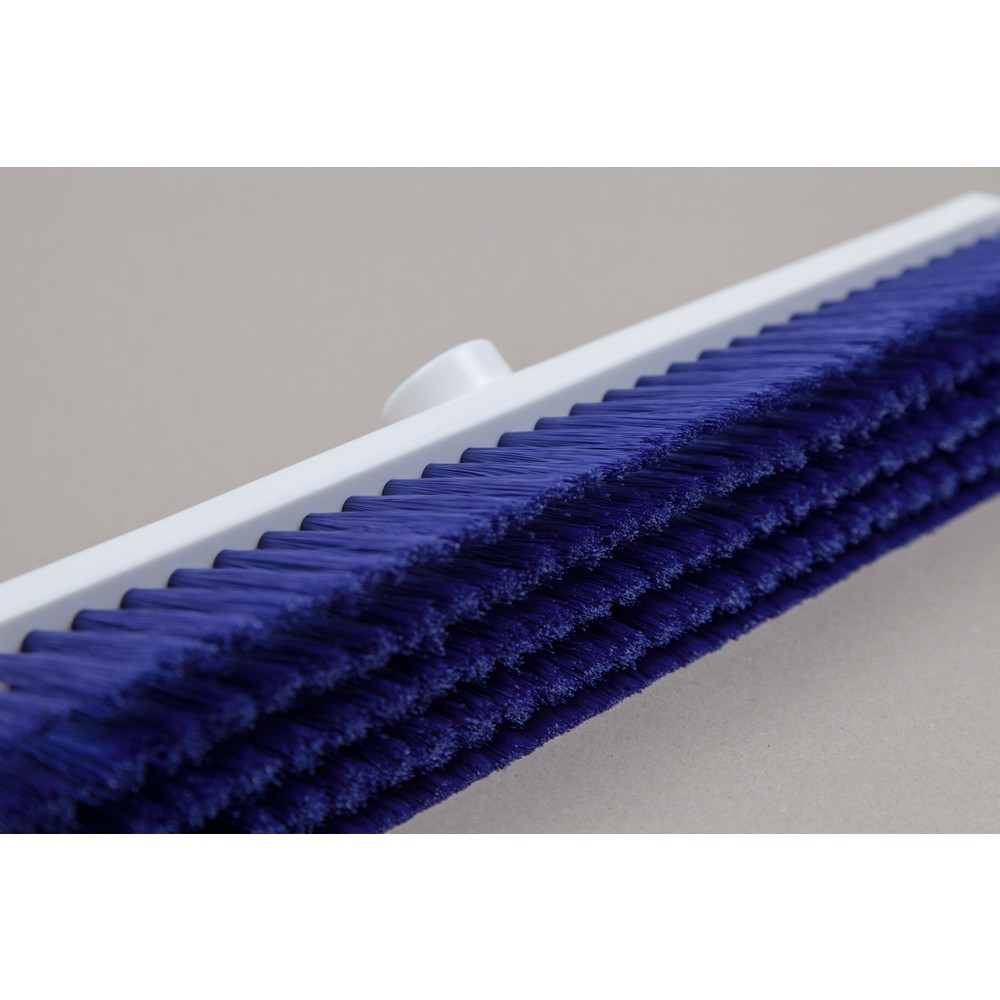 N° de l'image du produit 2 : Balai de salle hygiénique, plastique, filet alld, poils en polyester 0,25, doux, 450 mm, bleu