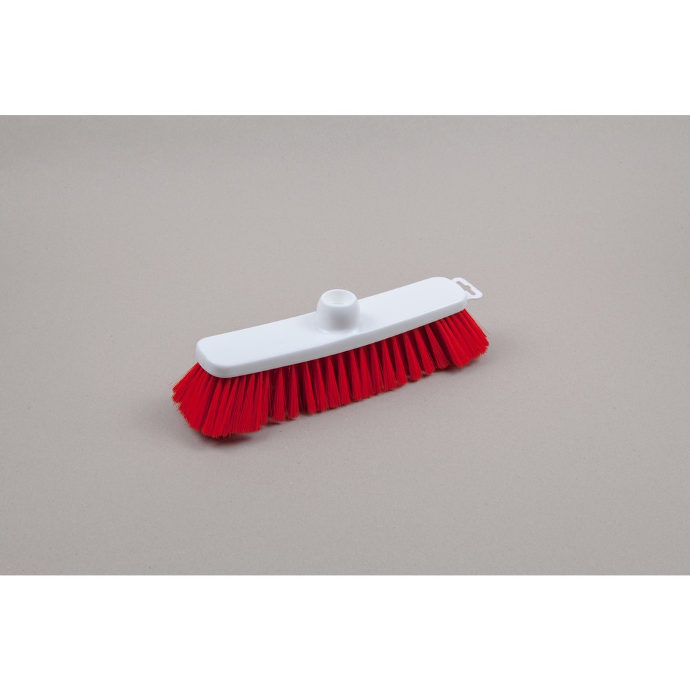 N° de l'image du produit 1 : Balai hygiénique, plastique, filet allemand, poils en polyester 0,25, doux, 280 mm, rouge