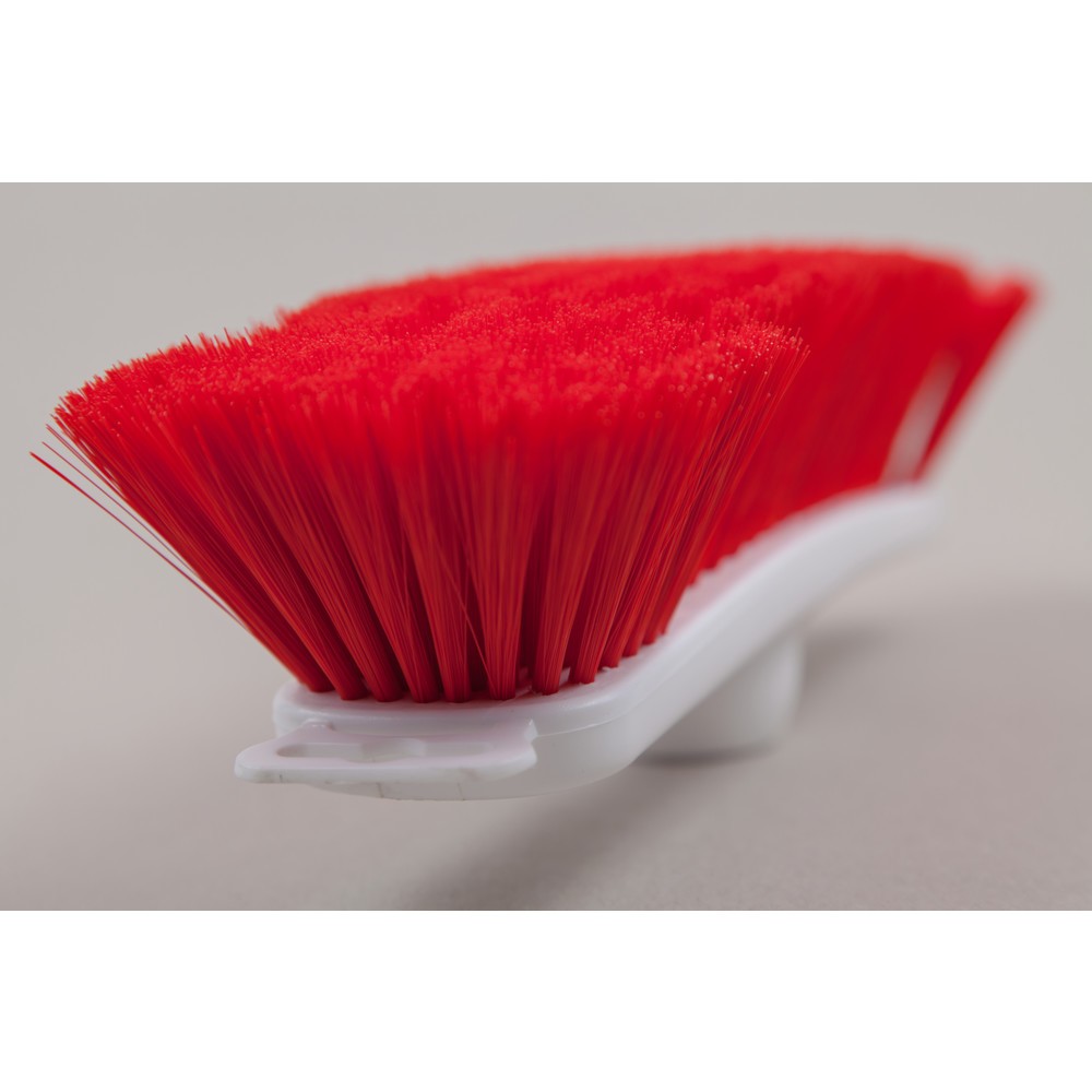 N° de l'image du produit 2 : Balai hygiénique, plastique, filet allemand, poils en polyester 0,25, doux, 280 mm, rouge