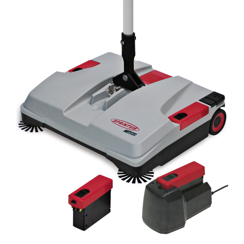 N° de l'image du produit 4 : Balai mécanique industriel SPRiNTUS MEDUSA, kit avec deux batteries
