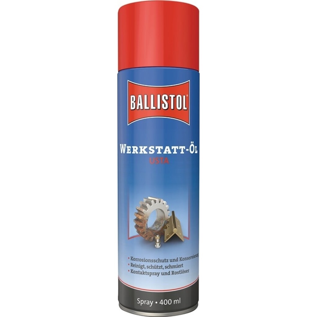BALLISTOL Huile d'atelier USTA, 400 ml, aérosol Illustration du produit: BALLISTOL Huile d'atelier USTA, 400 ml, aérosol
