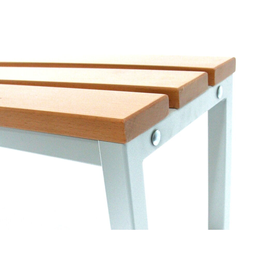 Banc pour vestiaire Steinbock®, unilatéral avec baguette à crochets, longueur 1 000 mm, sans porte-chaussure N° de l'image du produit 4 : Banc pour vestiaire Steinbock®, unilatéral avec baguette à crochets, longueur 1 000 mm, sans porte-chaussure